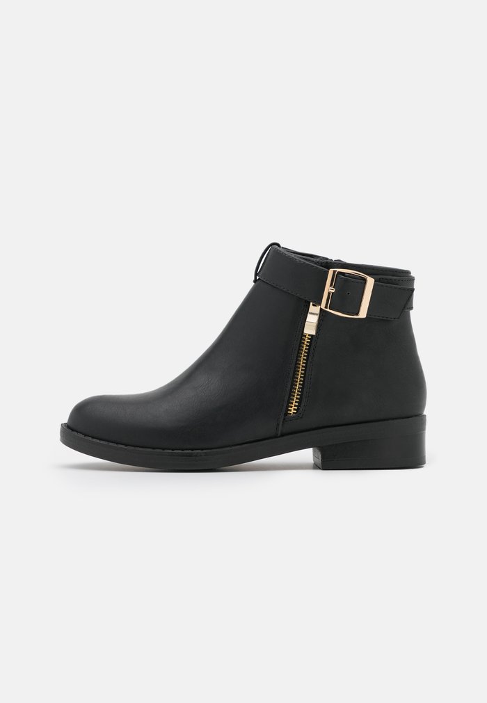 Bottines Anna Field Block heel Zip UP Noir Femme | BIW-1321302